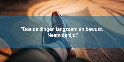 Neem de tijd om te herstellen van een burn-out