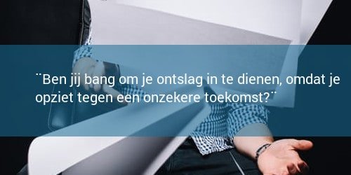 Baan opzeggen en stress