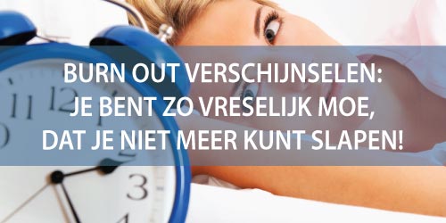 burn out verschijnselen